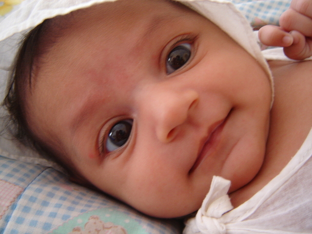A csecsemő szeme fénye
